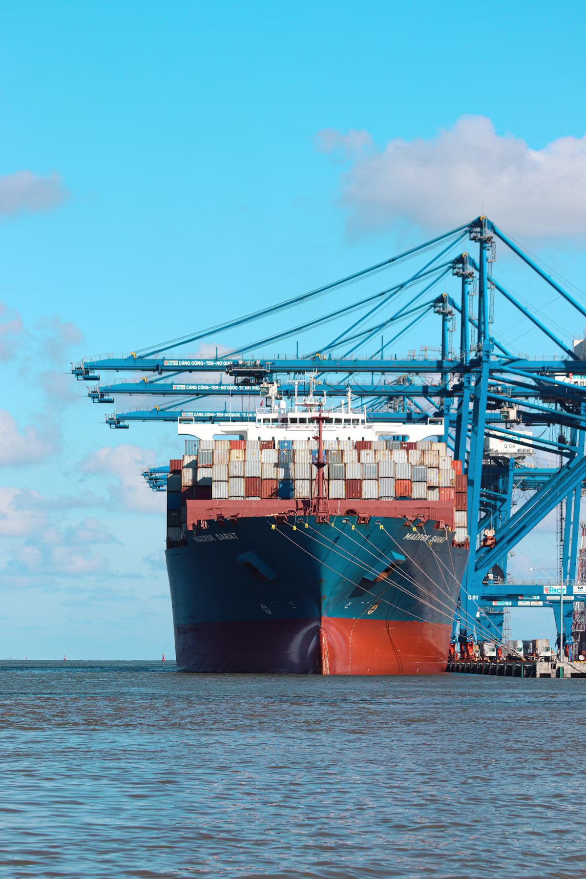 Samundar Ventures managed vessel at dock