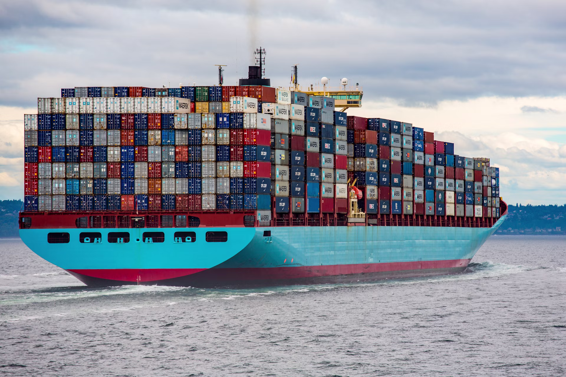 Cargo vessel at sea managed by Samundar Ventures